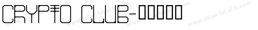 CRYPTO CLUB字体转换